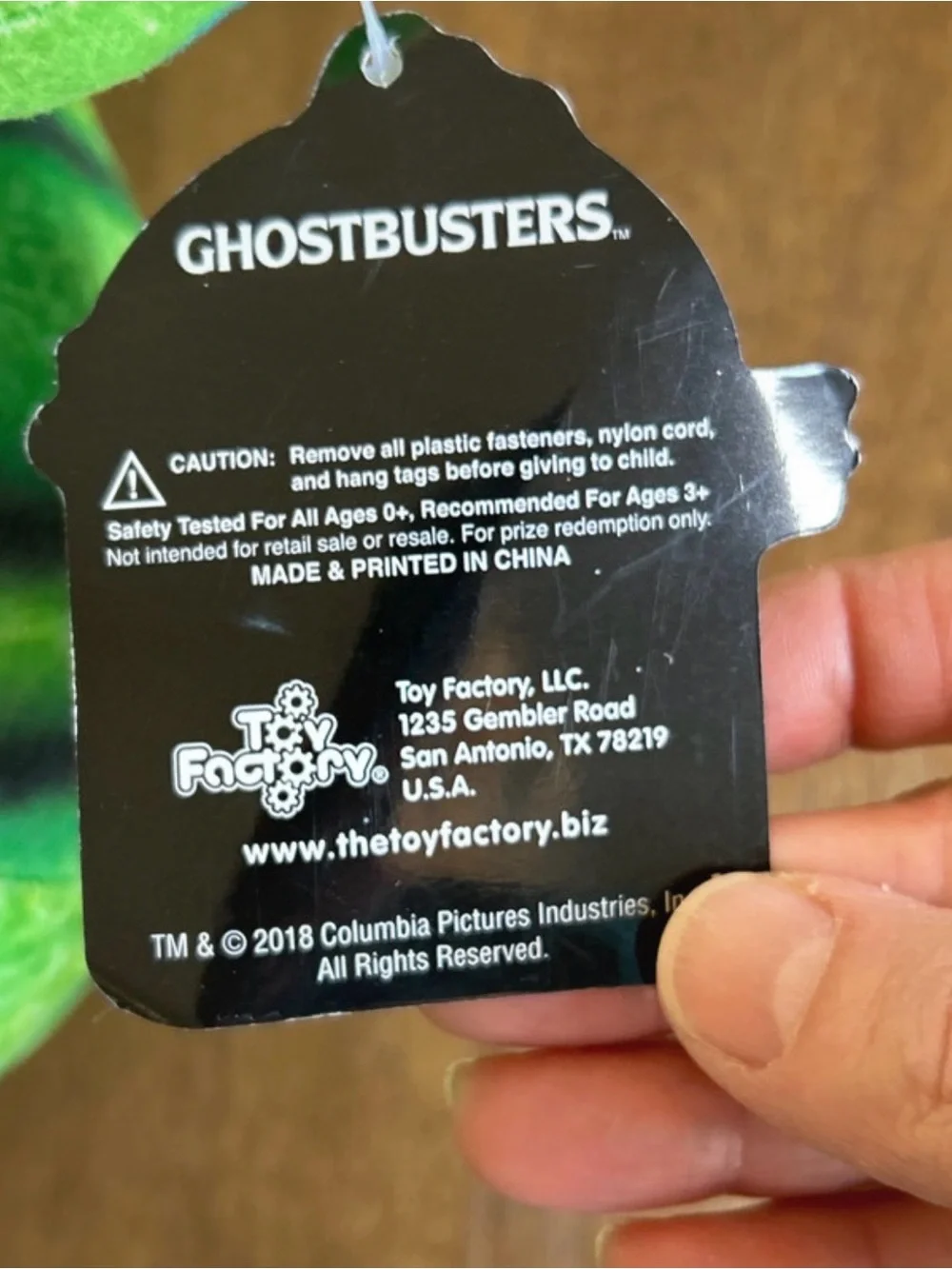 Ghostbusters licensed plush